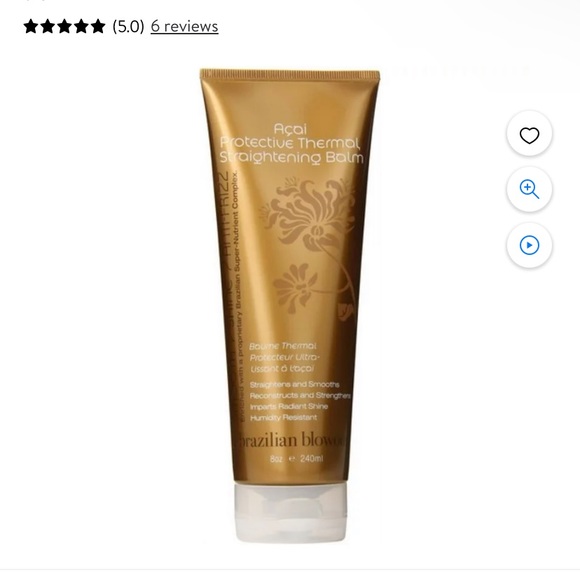 FREE ADD ON Brazillian Blowout Açaí straightening balm - Picture 3 of 8